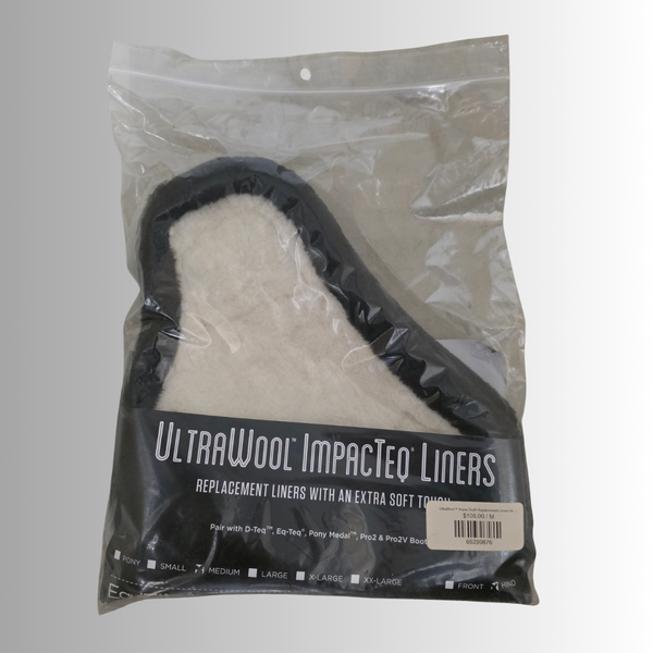 UltraWool™ ImpacTeq® Replacement Liners for D-Teq™, Eq-Teq® & Pony Medal Hind Boots
