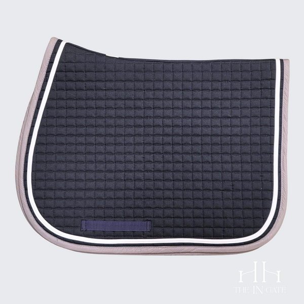 Saddle Pad - American Style – Navy / Gray / White spaced