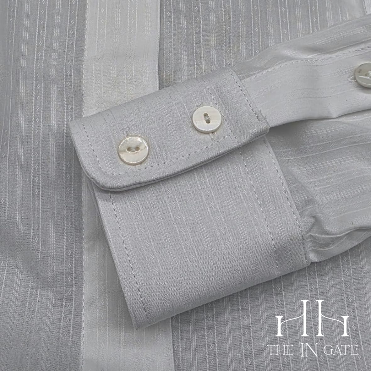 Bunny Show Shirt - Pearl White Stripe | Limited Edition