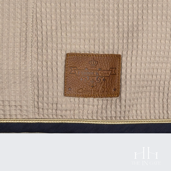 Waffle Sheet - Tan / Navy / Gold - 78