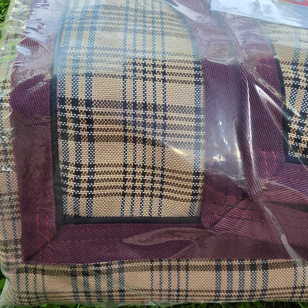 Baker Stable Sheet – Custom. Size 82, Burgundy Trim & Cord Black Piping