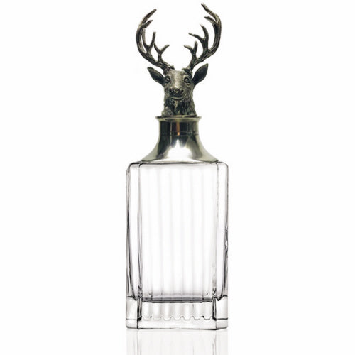 Stag Crystal Whiskey Decanter - Classic Style - The In Gate