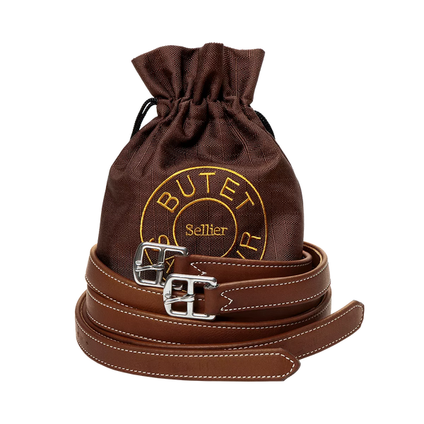 BUTET Standard Lined Stirrup Leathers 23mm