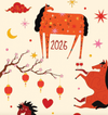Year of the Horse Pair & A Spare Socks