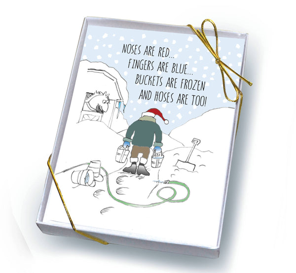Horse Boxed Christmas Cards: Noses & Fingers - The In Gate