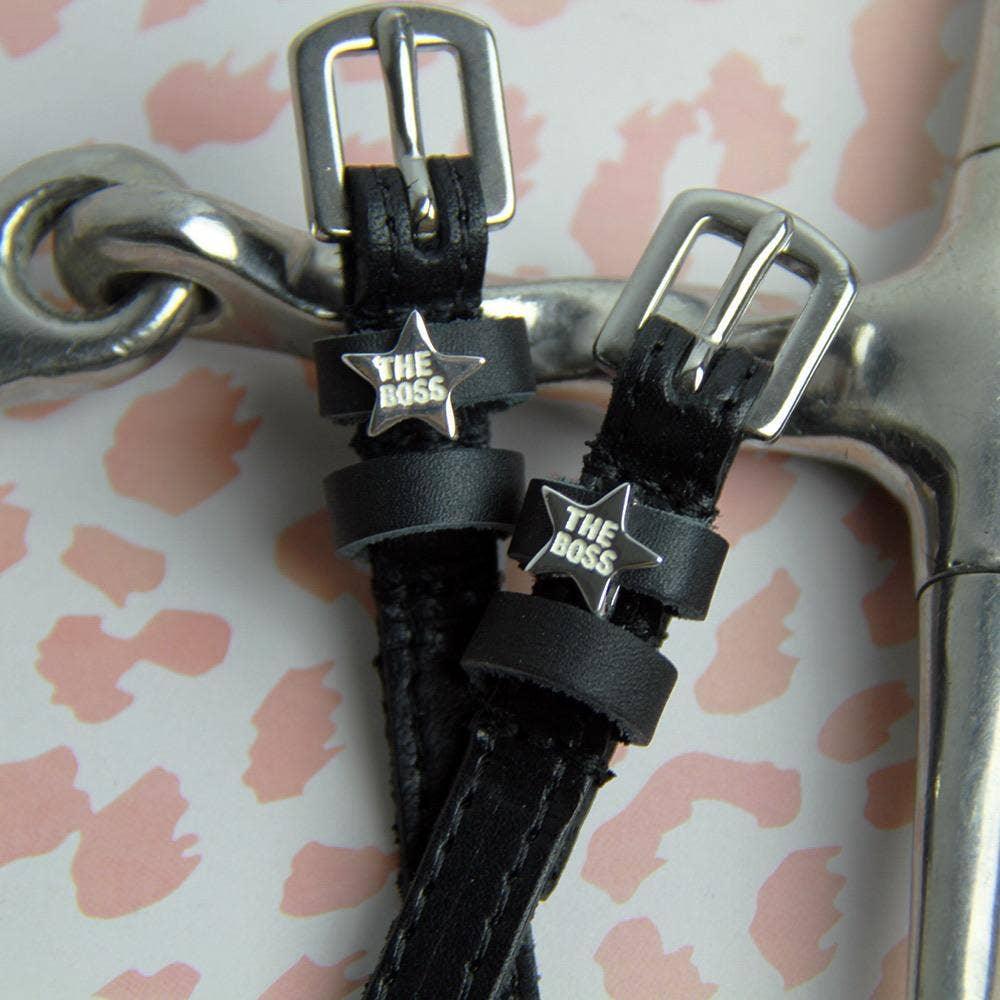 Boss Star Silver Spur Straps - The In Gate
