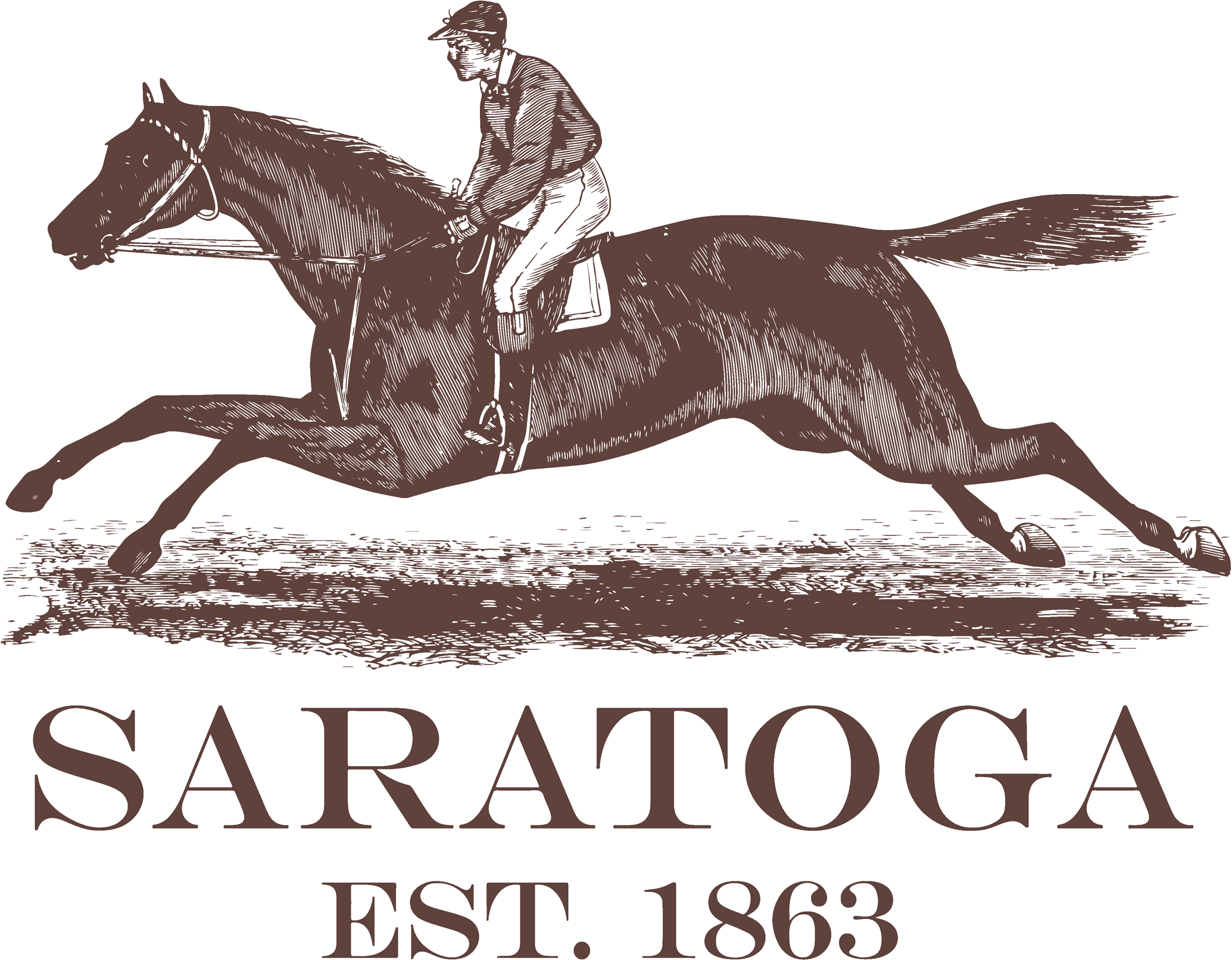 Serving Platter - Saratoga, 1863, Oval - The In Gate