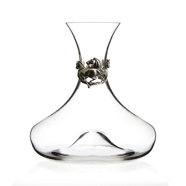 Horse Crystal Wine Decanter - The In Gate
